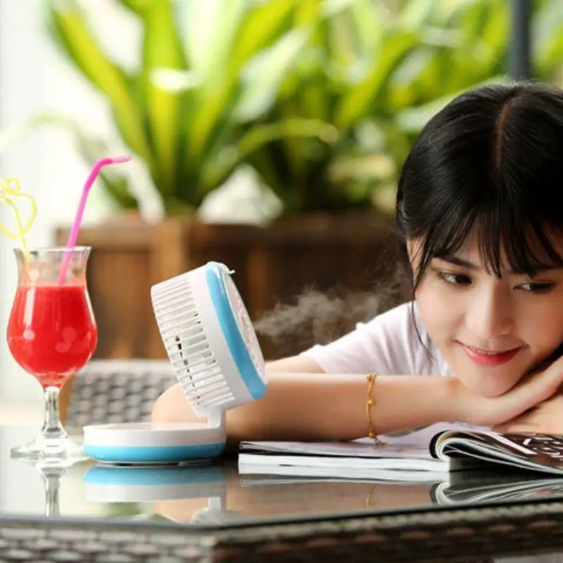 パーソナル冷却ファンUSB充電式静かなファンハンドヘルドミニファンストロングエアフローN58D