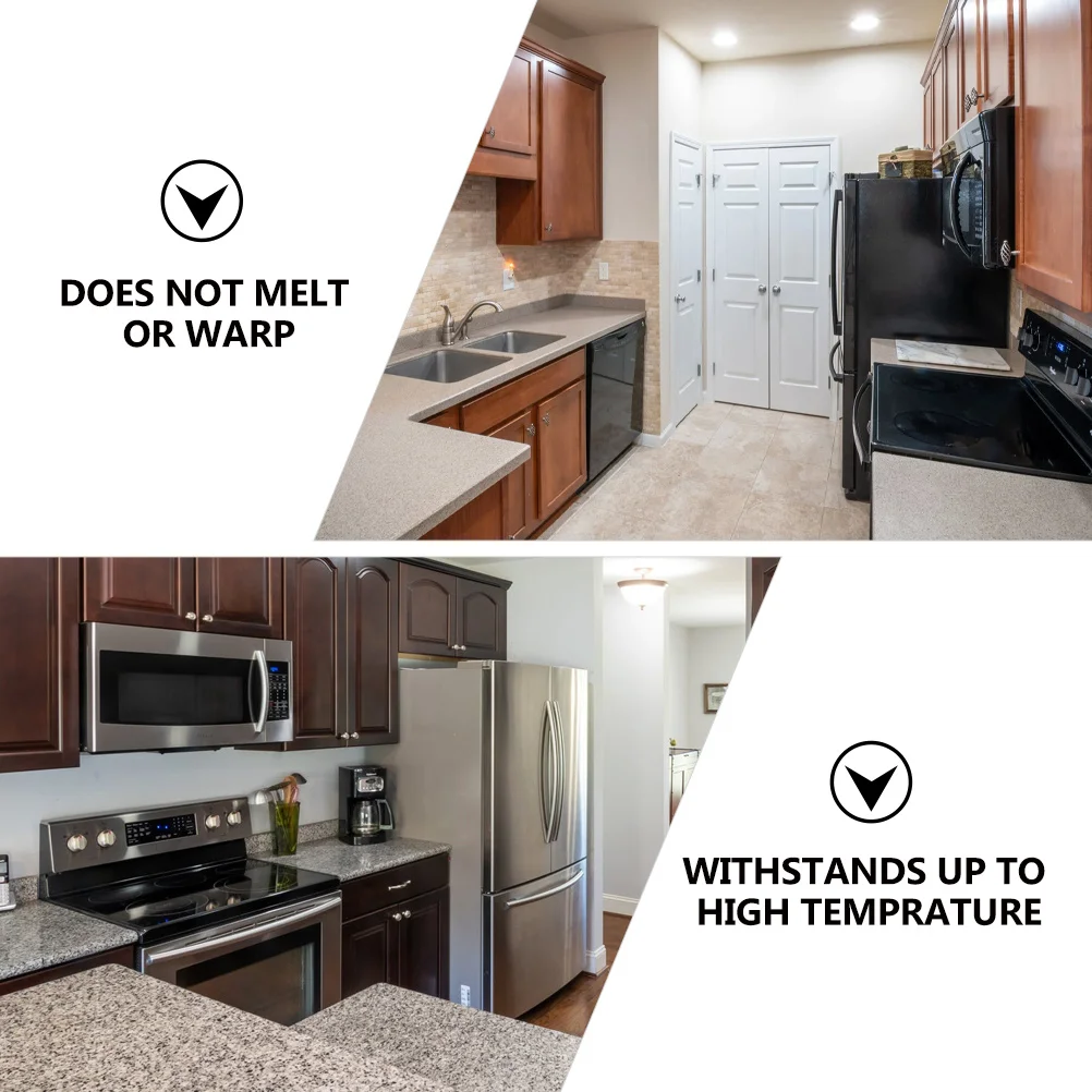 2 قطعة شريط فجوة مضاد للزيت قسط موقد عداد غطاء الفجوة مقاومة درجات الحرارة العالية بصمة برهان المطبخ المدى حامي