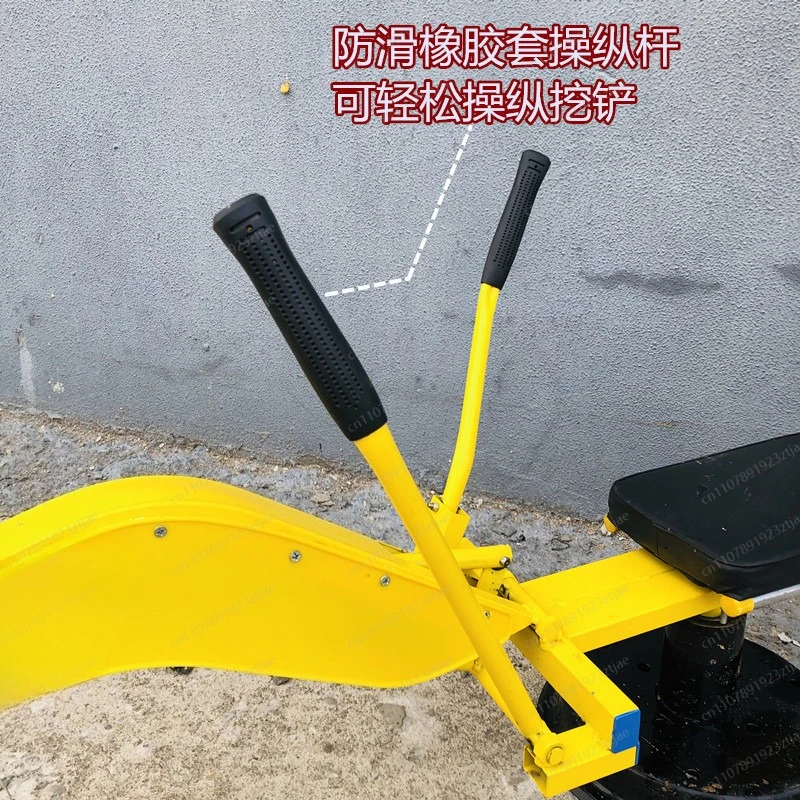 SSM  Children's Playground Manual Construction Vehicle Large Beach Ride Alloy Excavator
