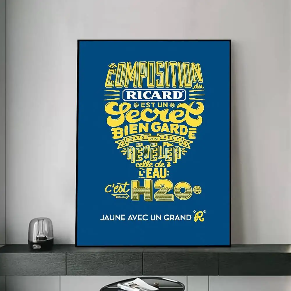 R-RicardES Beer Poster for Living Room, Bedroom, Office, or Bar, Frameless, Indoor Use, Bedroom Wall Art. view 3