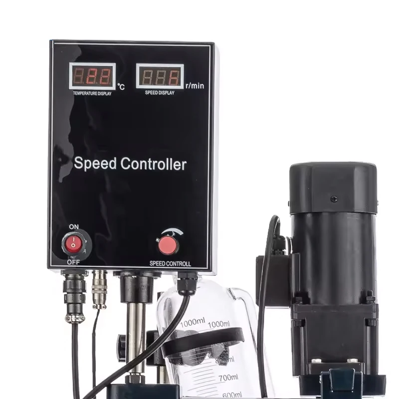 

Chemical Laboratory Equipment 5 Liter Extraction Stirring Double Reaction Kettle Jacketed Glass Reactor For Lab