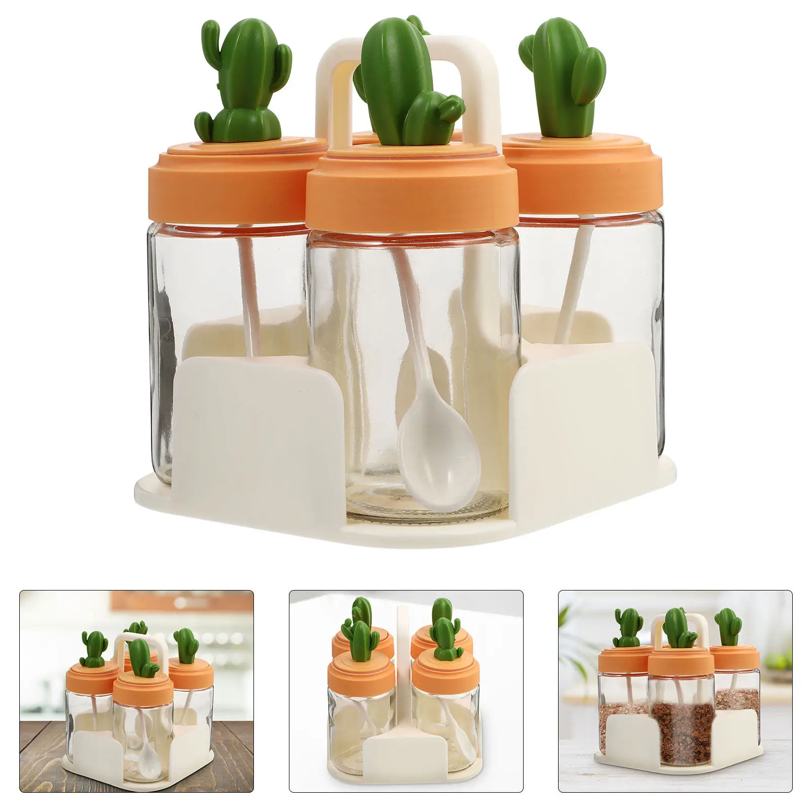 conteneur-a-assaisonnements-de-cuisine-4-pieces-design-cactus-pot-a-epices-resistant-a-l'usure-grande-capacite-support-de-rangement-pour-condiments-facile-a-nettoyer