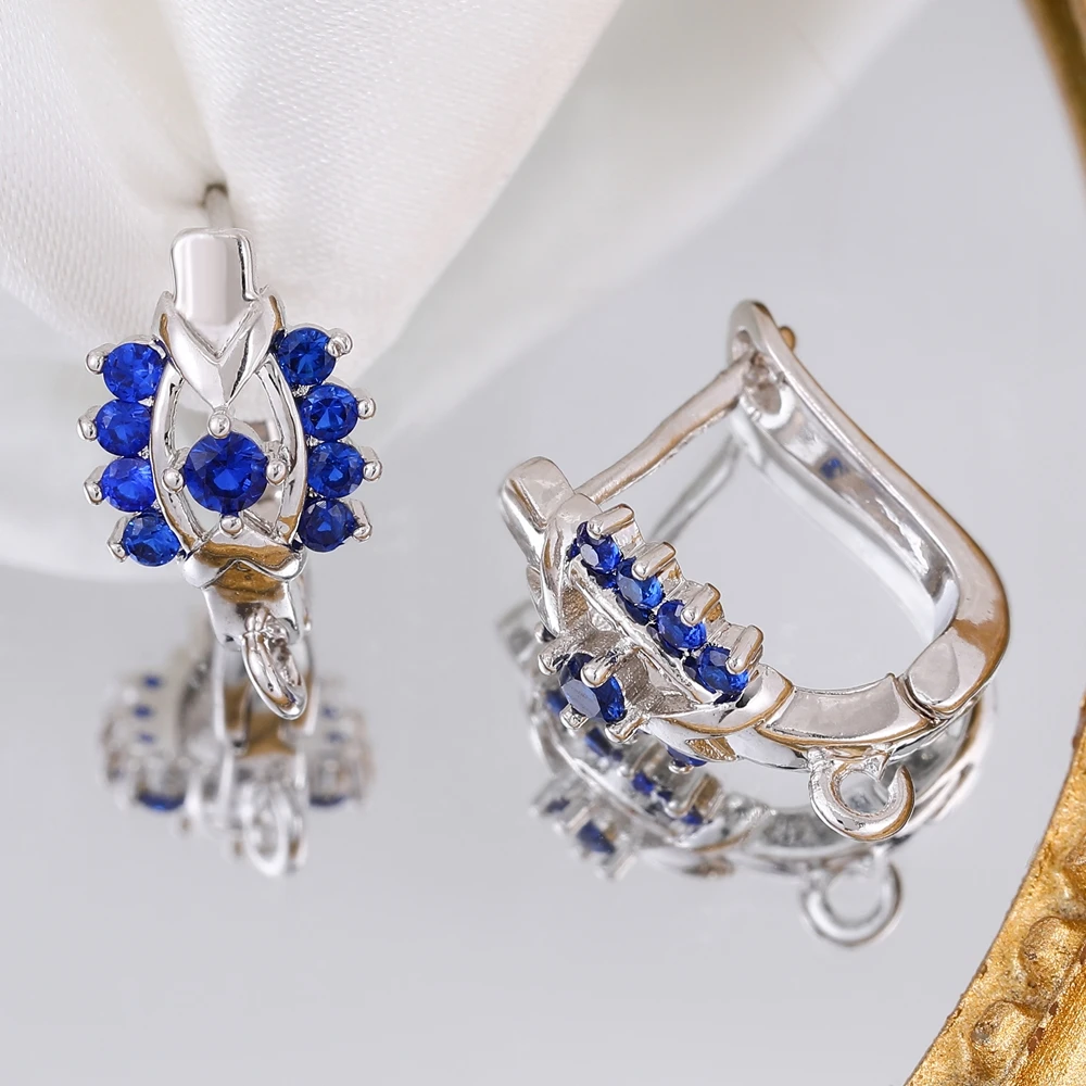 Juya 2 Teile/los 18K Gold Silber Überzogene Grundlegende Ohr Draht Ballen Anti-allergene Ohrring Haken Befestigungen Für DIY frauen Ohrring Machen – Detail 9