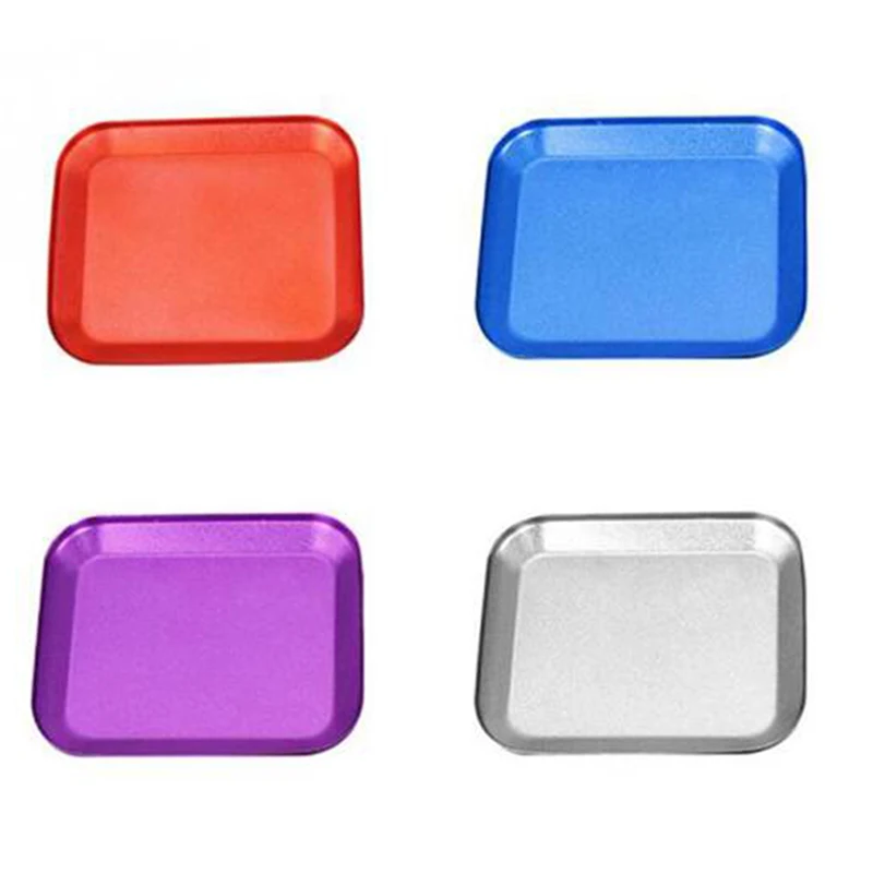 Magnetic Screws Tray Aluminum Magnetic Dish Bowl for for RC Model Phone Repair Hardware Organizer Bits Storage Mini Plate