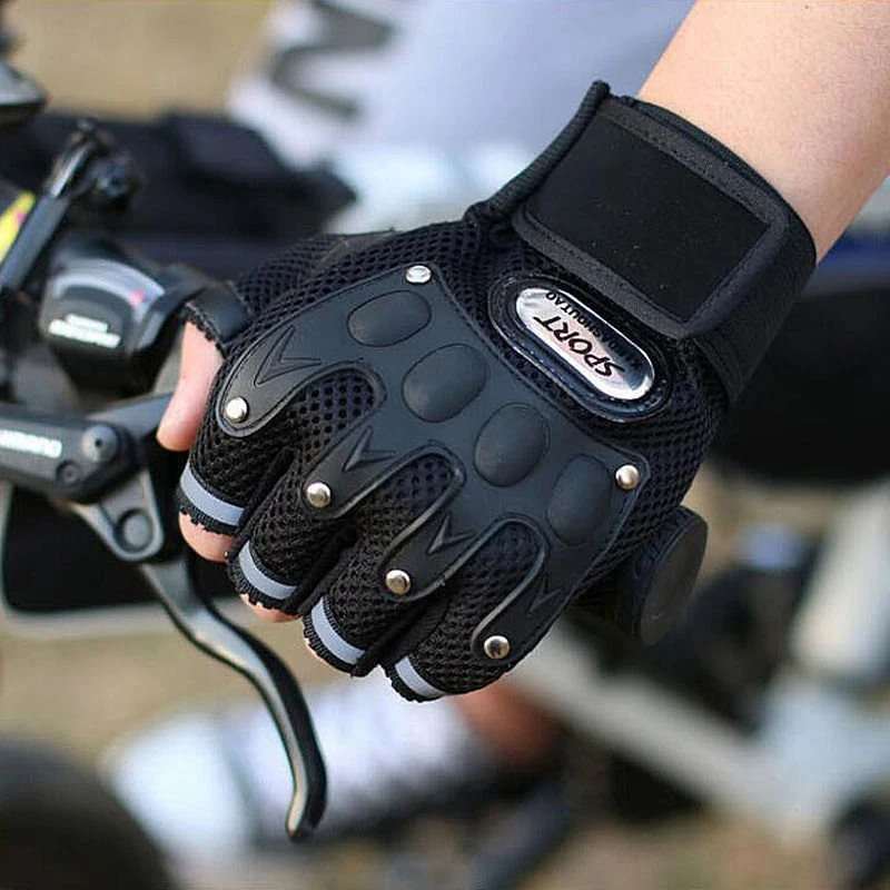 Half Finger Cycling Gloves for Men and Women, Breathable Gloves, Outdoor Sports, Hunting, Motorcycle, Bike, Accessories