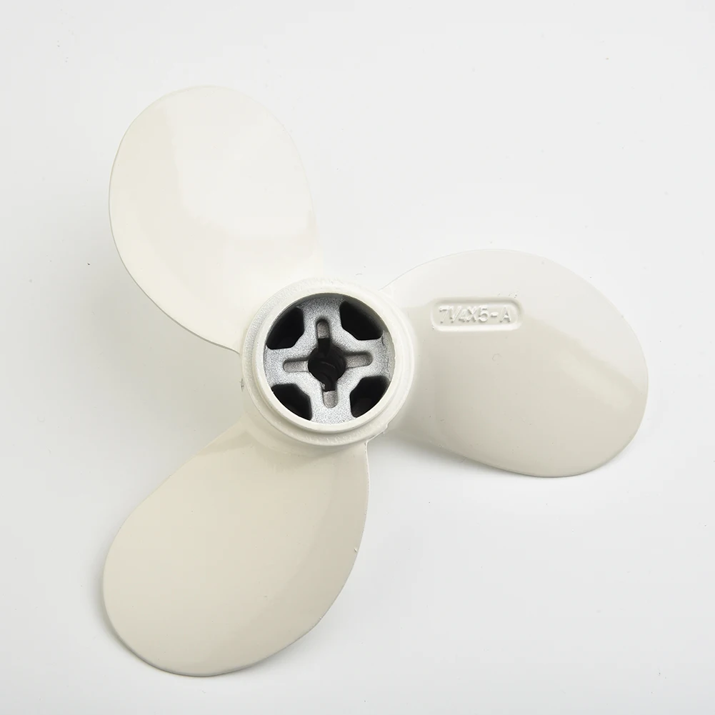 Aluminum for Outboard Propeller 7 1/4x5 for A for 2 for Marine Boat Motors with 10mm Shaft Hole Diameter Aluminum
