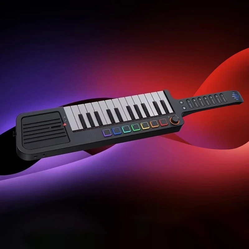 Stringless Electronic Guitar Smart Portable Electric Guitars Bluetooth Midi Versatile Guitars Adult Kid Performance Guitar