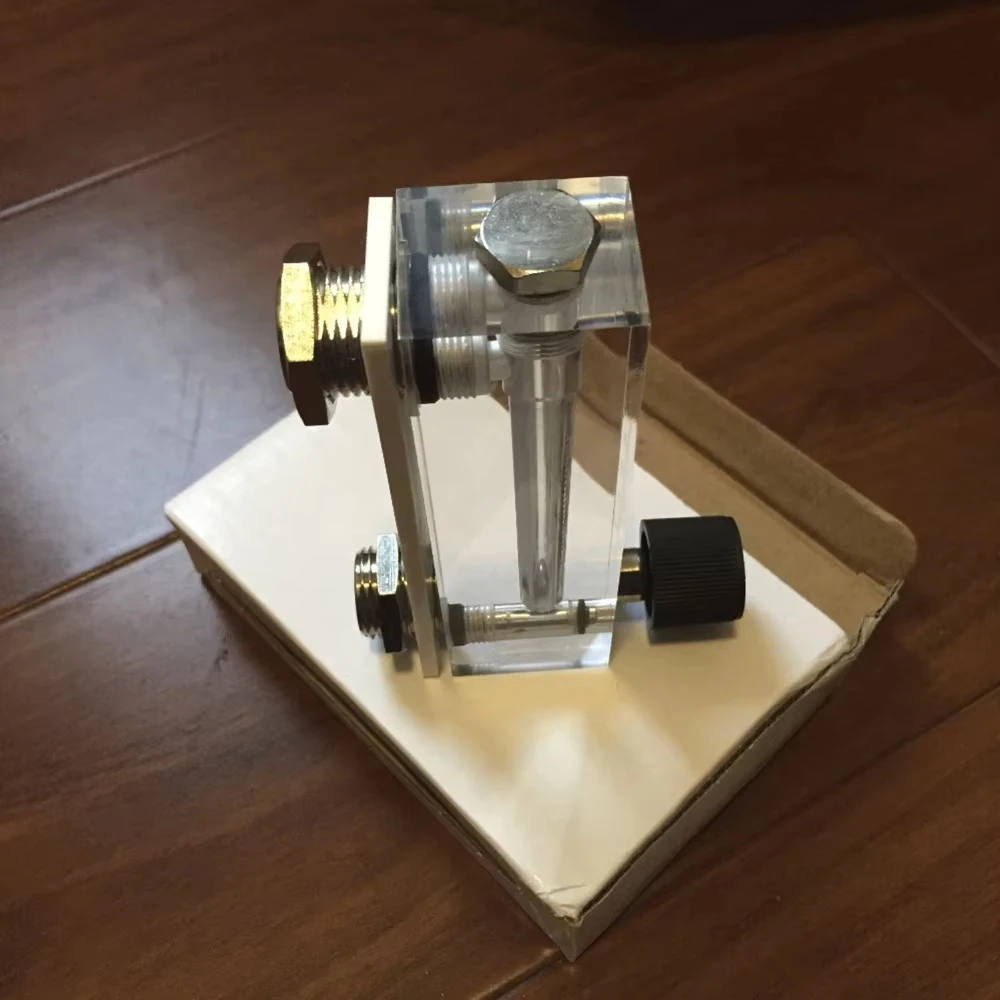 

LZT-6T (1-10 L/min ) Square Panel Type Gas Flowmeter Air Flow Meter rotameter LZT6T Tools Flow Measuring