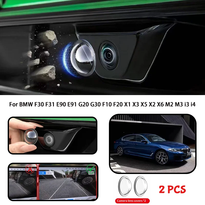 For BMW F30 F31 E90 E91 G20 G30 F10 F20 X1 X3 X5 X2 X6 M2 M3 i3 i4 Car camera protective cover lens cover
