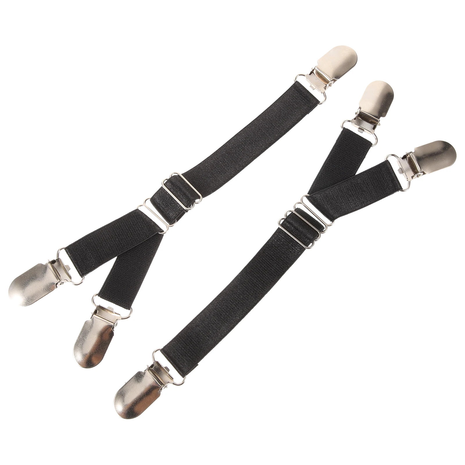 2 Pcs Duckbill Buckle Sock Clip Non-slip Clamp Shirt Holder Straps Garter Women Socks Goalkeeper