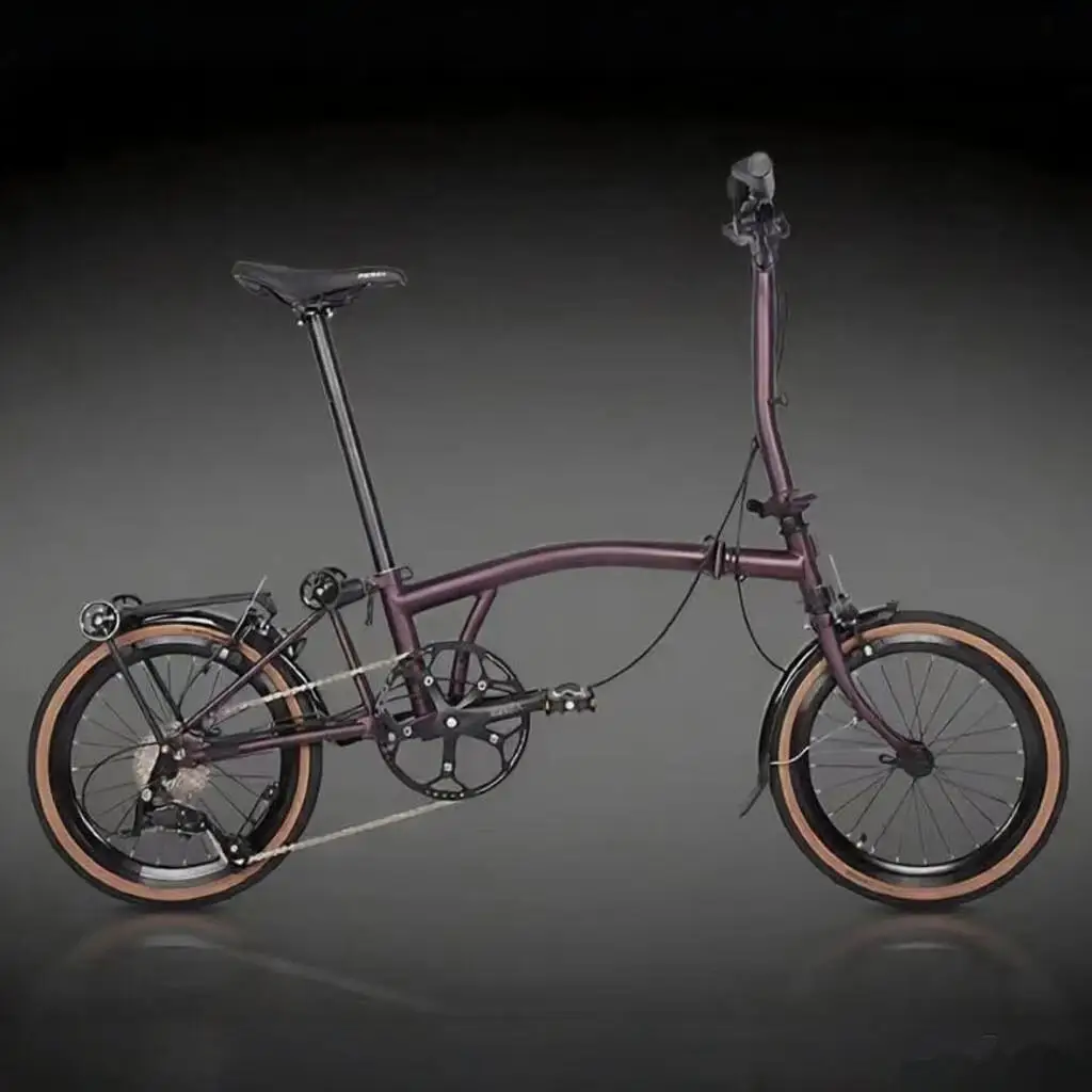 

Litepro 16Inch External 9 Speed Folding Bike Steel Frame R9A Portable Tri-fold Bicycle