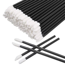100PCS Lip Brush Makeup Brushes Tool Eyelashes Extension Applicator Lipstick Wands For Woman Eyebrow Cosmetic Accessories