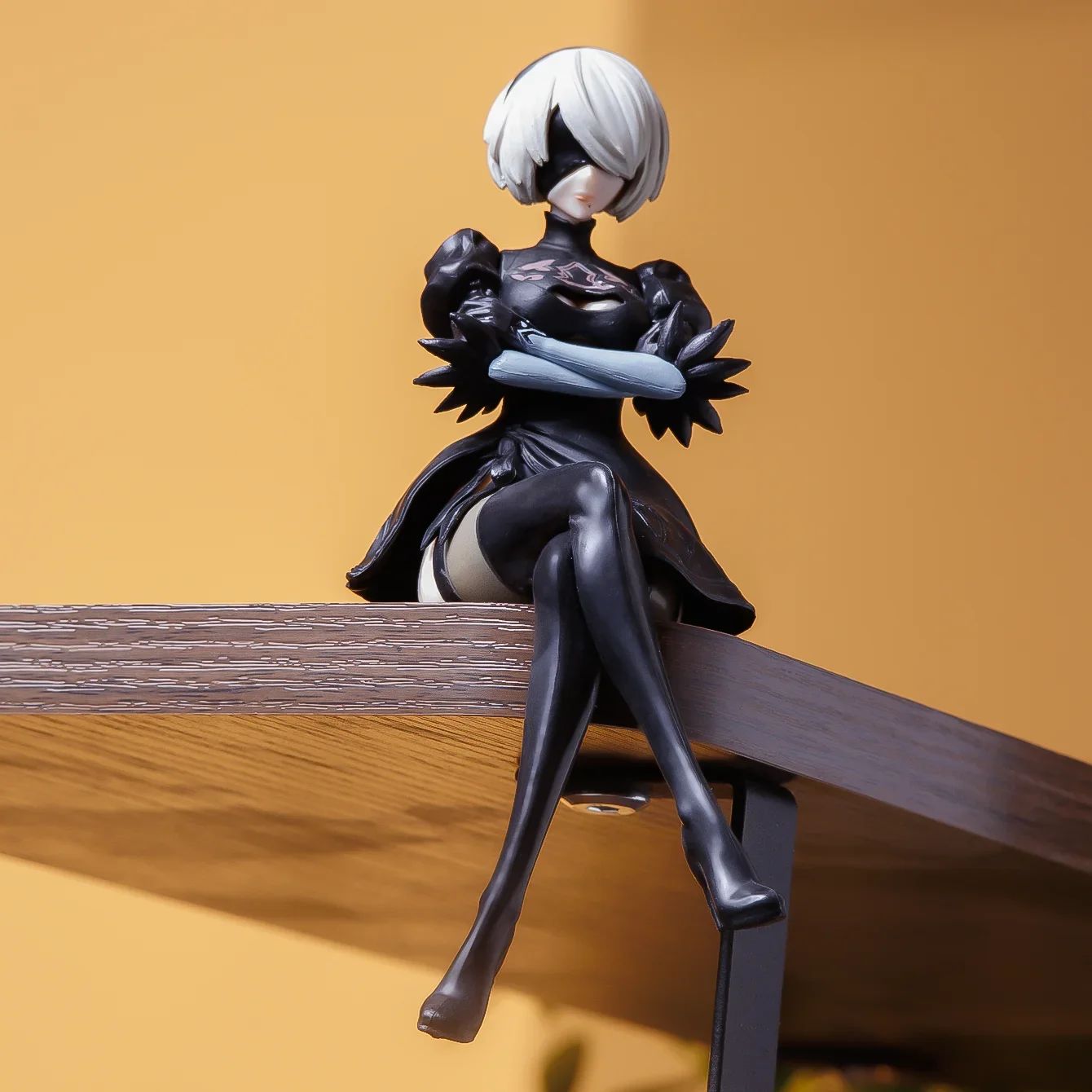Auf Lager 13-15cm Schwarz-Weiß Brandneue Figur, PVC-Sitzmodell, Sammlerstück, Geschenkspielzeug, Neujahrs- und Feiertagsgeschenk – Detail 8