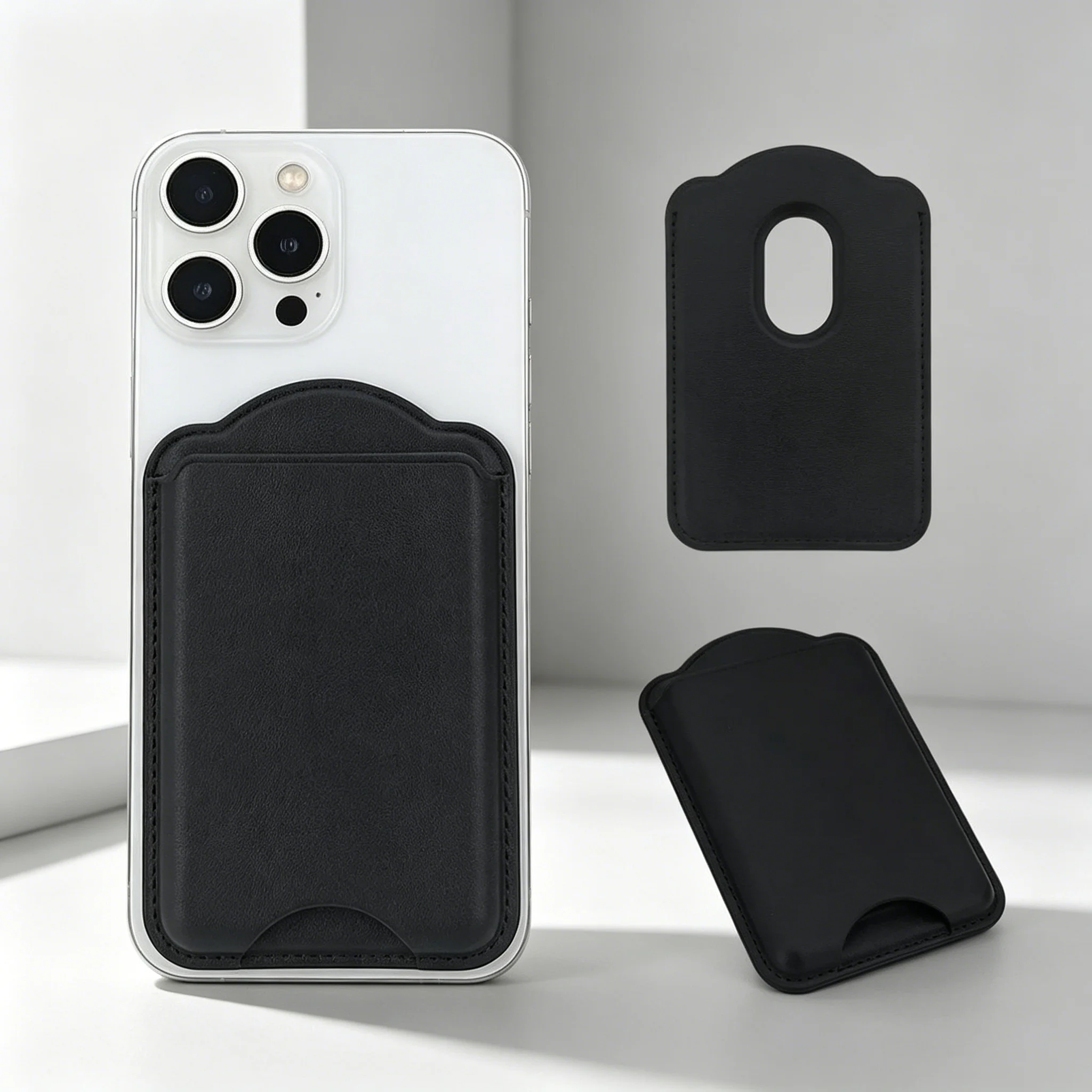 Magnetic Leather Wallet Case For Magsafe iPhone 17 16 15 14 13 Pro Max Ultra Accessories Card Holder For Samsung Galaxy S25 S24