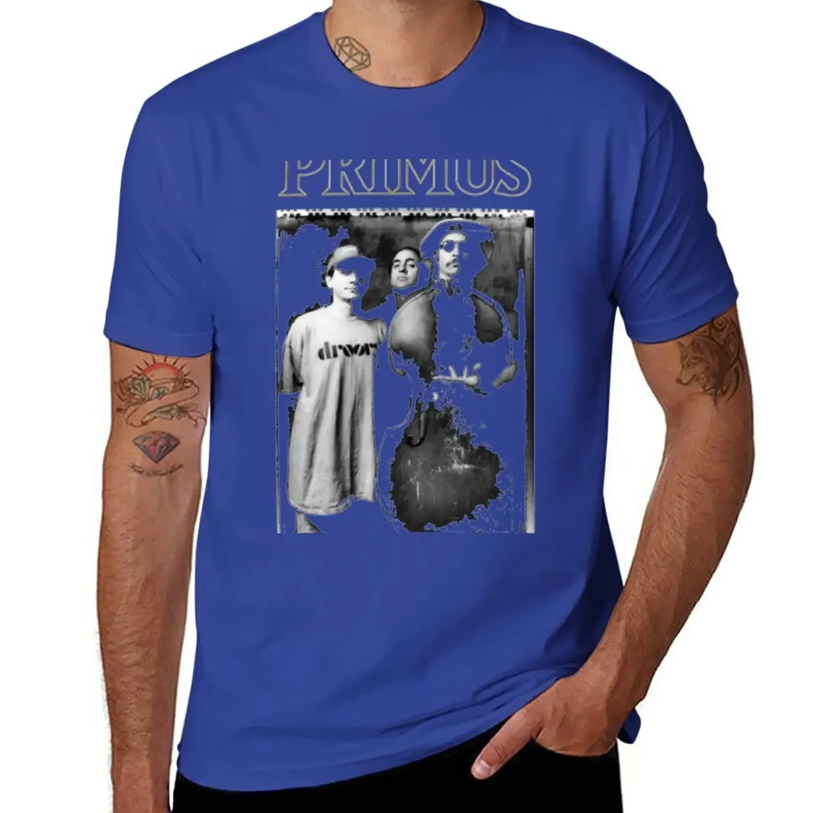 Primus Sucks T-Shirt oversized customs design your own men t shirt anime clothes new in tops & tees heavyweight Male Cartoon image 4