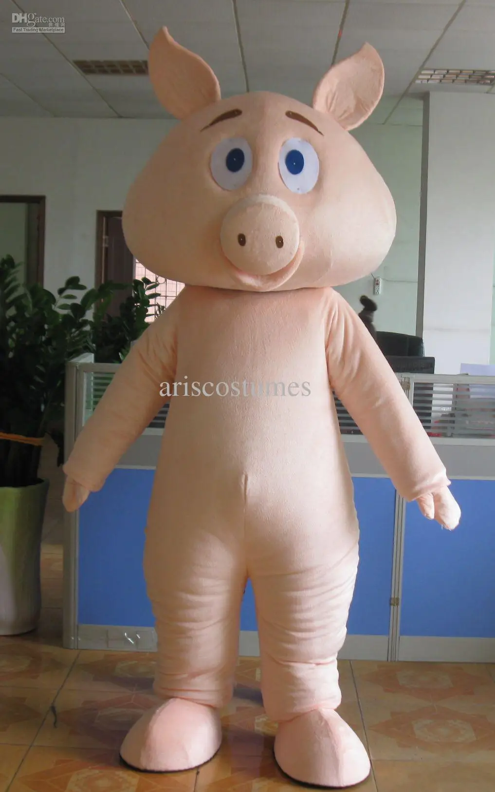 

New Adult Halloween Christmas Lovely Pig Mascotte Fancy Cartoon Mascot Costume Plush Fancy Dress Mascot Costume