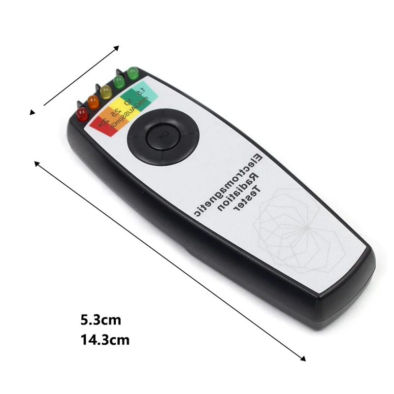 【ELEVATE LIFE】K2 Electromagnetic Field EMF Gauss Meter Hunting Detector Portable Magnetic Field Detector 5 LED Gauss Meter
