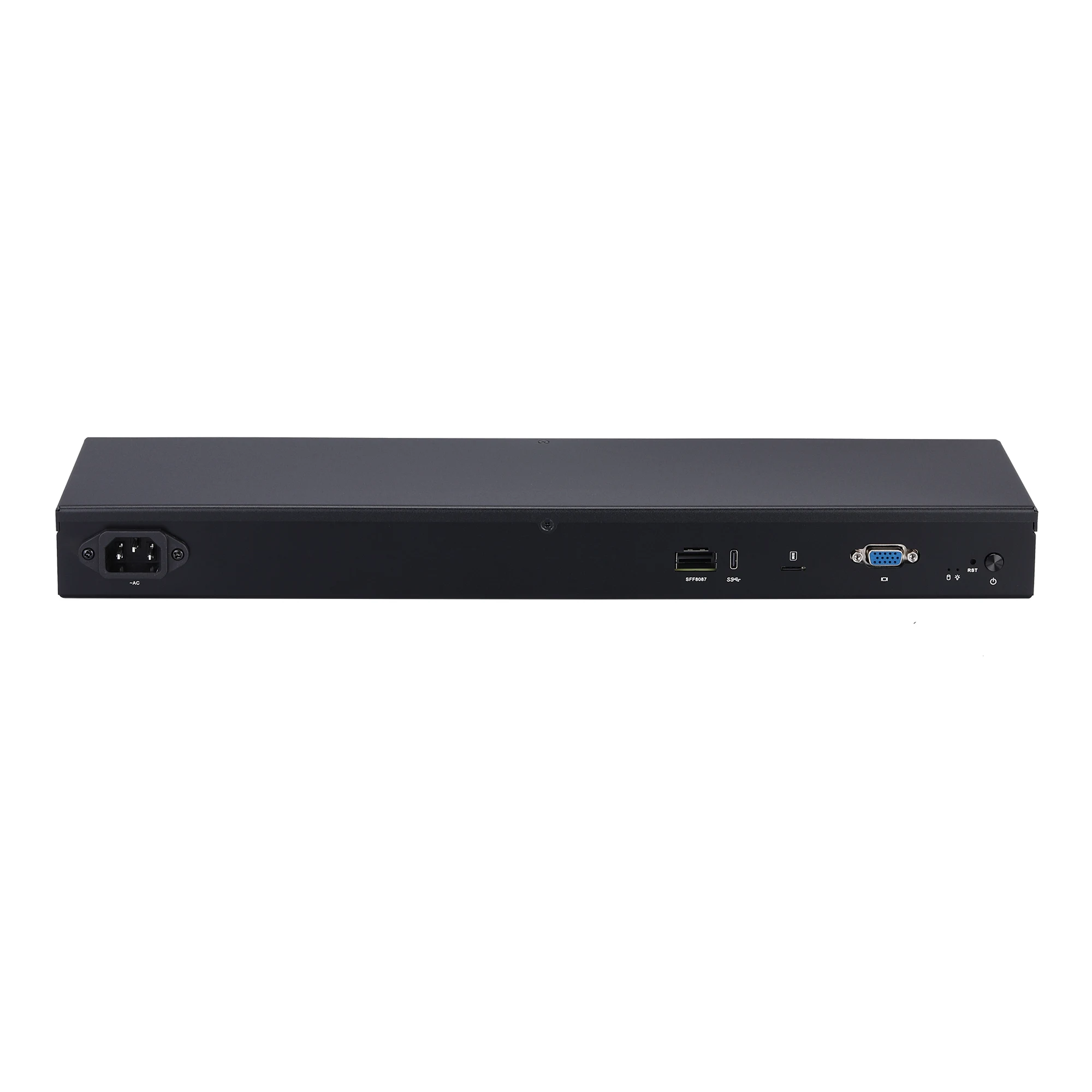 Qotom Mini PC Atom C3558 C3758R C3758 C3808 with AES-NI NIC SFP+ Computer Support 5G Q20300G9-1U