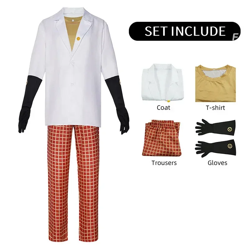 Dr Nefario Cosplay Costume Carnival Uniform Halloween Anime Costumes Men Game