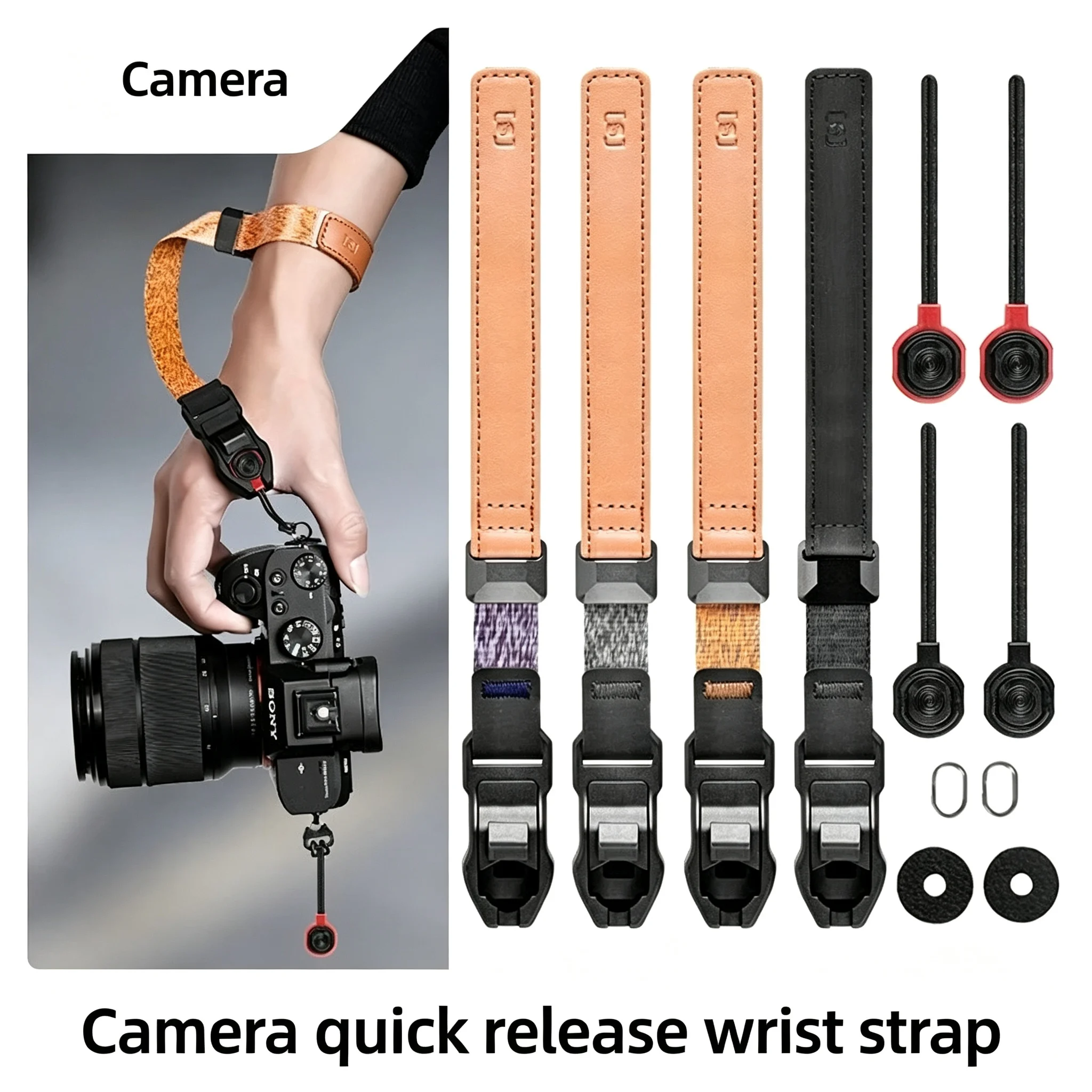 alca-de-pulso-para-camera-com-liberacao-rapida-compativel-com-sistema-pd-fecho-magnetico-para-fujifilm-x100vi-xt50-xs20-nikon-zfc-z50-sony