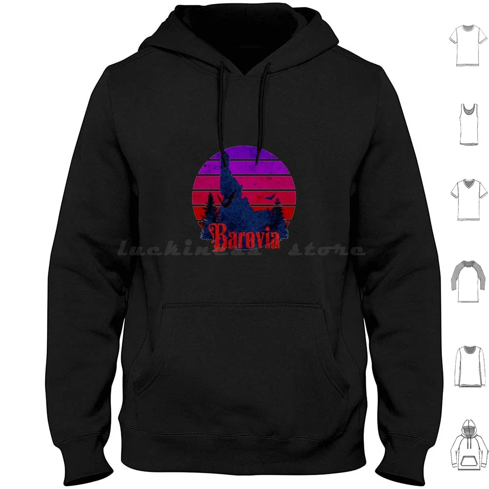 Camp Barovia Hoodie Cotton Long Sleeve And D D Barovia Curse Of Strahd Ttrpg Dnd Strahd Ravenloft Van Richten Vampires