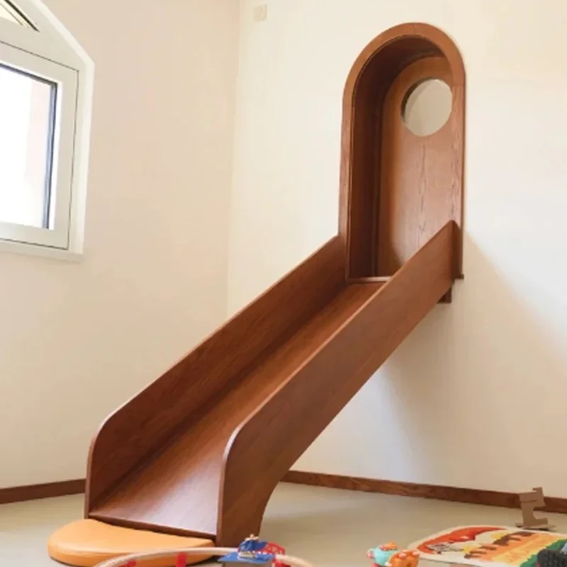 Solid wood thickened indoor household slide sold separately Tree house slide Cabinet slide