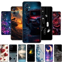 For OnePlus 9 Pro 9R 9RT Case Colorful Painted Cover Soft Silicone Phone Case For One Plus 9Pro T R RT Back Covers Bumper Coque