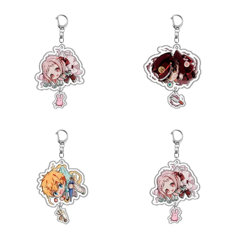 Toilet-bound Hanako-kun Anime Figure Yashiro Nene Yugi Amane Minamoto Kou Acrylic Keychains Cute Pendant Christmas Gift 6CM