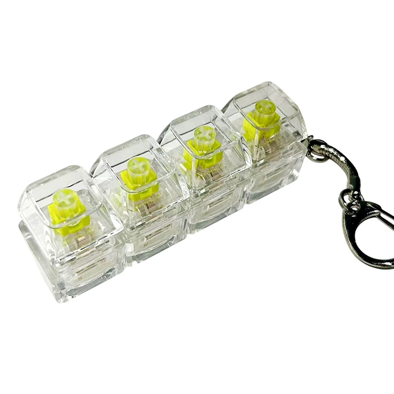 LED لوحة المفاتيح مفتاح سلسلة لعبة 4 مفاتيح الميكانيكية لوحة المفاتيح محور تستر زر Keycap إصبع لوحة المفاتيح غطاء لعبة الضغط الصحافة أداة