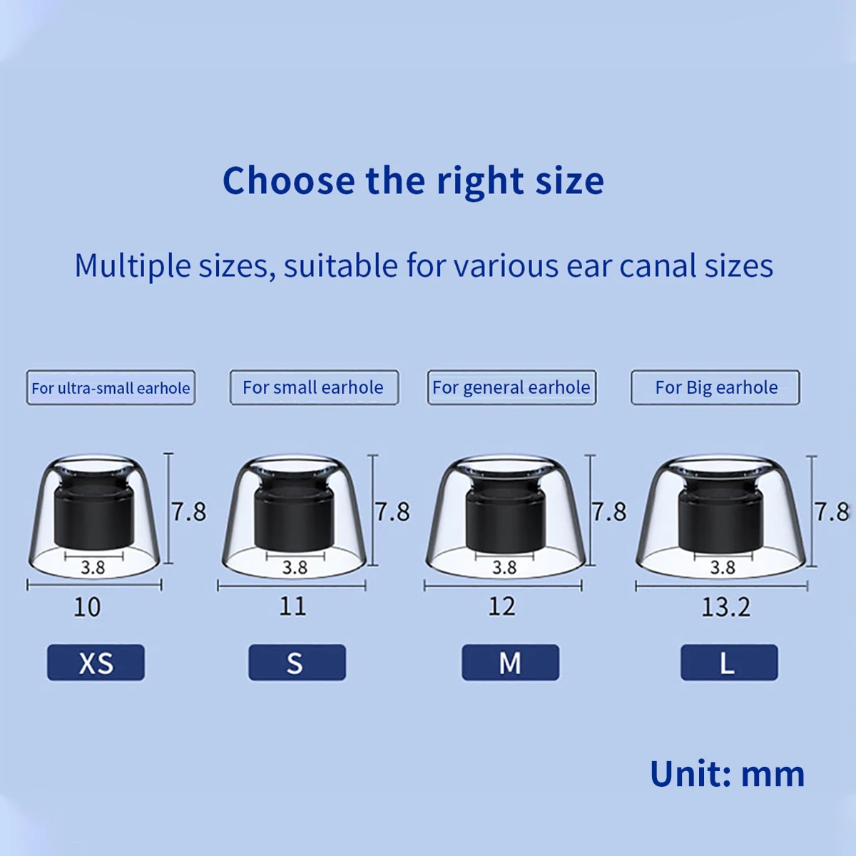 لاتكس كريستال الأذن نصائح ل KZ ZAX AS16 برو ZSX HIFI في الأذن سماعة أذن نصائح ZSN ZST V90 AS10 C12 نصائح مكافحة زلة الحد من الضوضاء