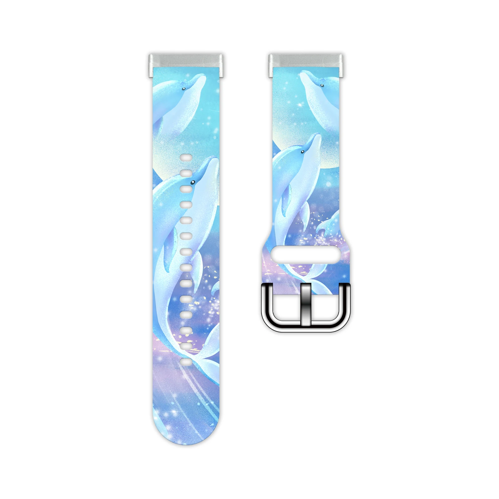 

Dolphin Series 2 printed strap for Fitbit Versa 4/3 Watchband Replaceable Bracelet for Sens 2 1 Watch Band for Women as a Gift