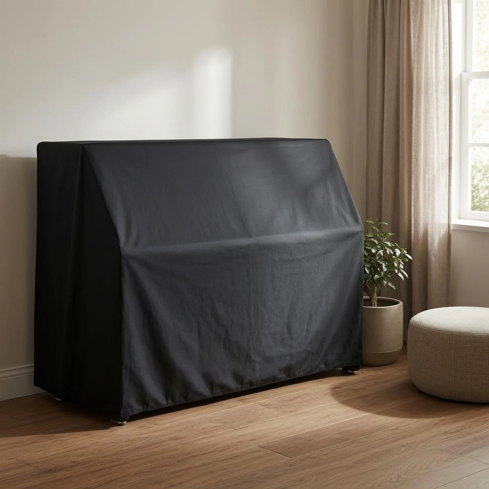 Dustproof Upright Piano Cover Oxford Textile Upright Piano Cover Instrument Accessory Storage Bag Included Sturdy