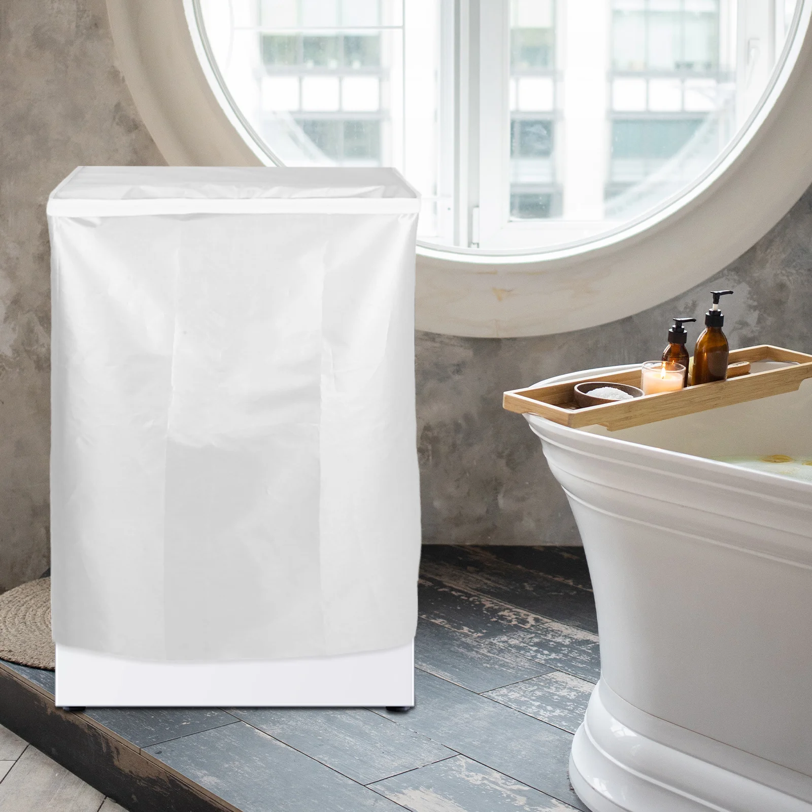 

Washing Machine Protective Cover Waterproof and Sunproof for All Models Outdoor Appliance Protector Heavy Duty Cover