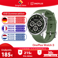 Global Version OnePlus Watch 3 Smart Watch 1.50inches LTPO  AMOLED Display Snapdragon W5 Processor Dual Frequency GPS Wear OS