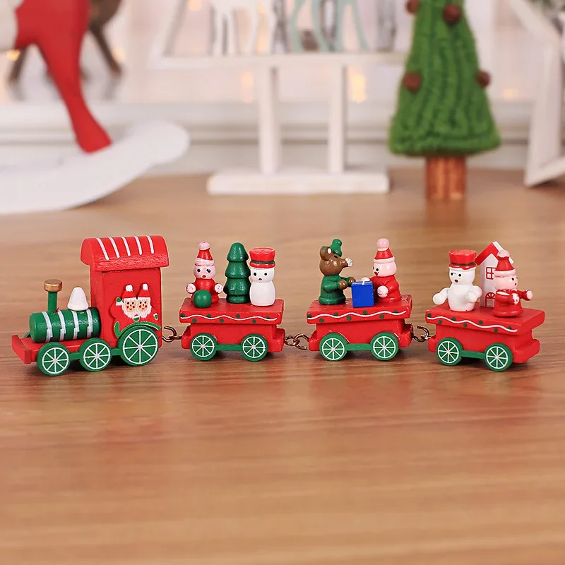 

Wooden Train Christmas Ornament 2025 Merry Christmas Home Decor Christmas Gift Ornament Wood Crafts Table Decor