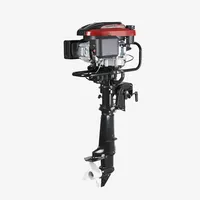 HANGKAI 4Stroke 7HP Outboard Motor Long Shaft Wind Cooled Marine Motor Marine Boat Engine for Marine Fish Boat
