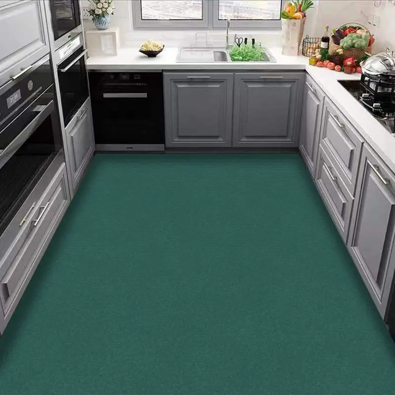 Kitchen Floor Mat Water Absorption and Oil Proof Foot Mat Simple Household Anti Dirt Anti Slip Mat Large Area Bath Mat Door Mat