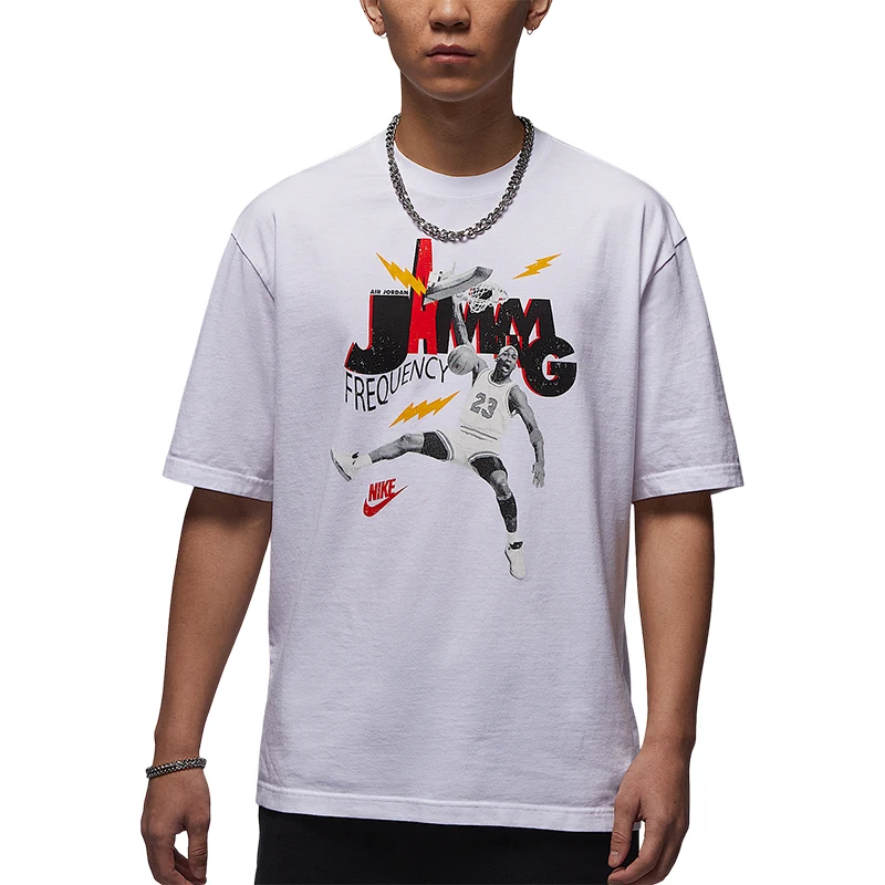 ナイキ 正規品 JORDAN メンズ ニット ルーズ カジュアル スポーツ 半袖 HJ2930-100