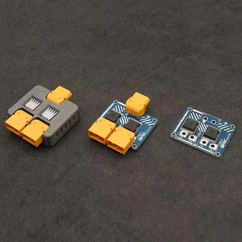 1PCS XT60 5-100V 50Ax2 Dual Parallel Battery Module Ideal Diode Reverse Protection Auto Switch