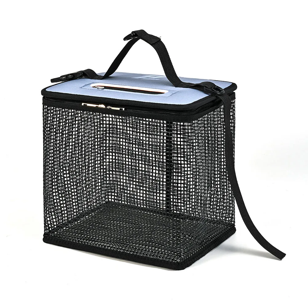 

1pc Collapsible Floating Fishing Basket Crayfish Catcher Fishing Bait Storage Cage Fishing Net Storage Cage Accessories