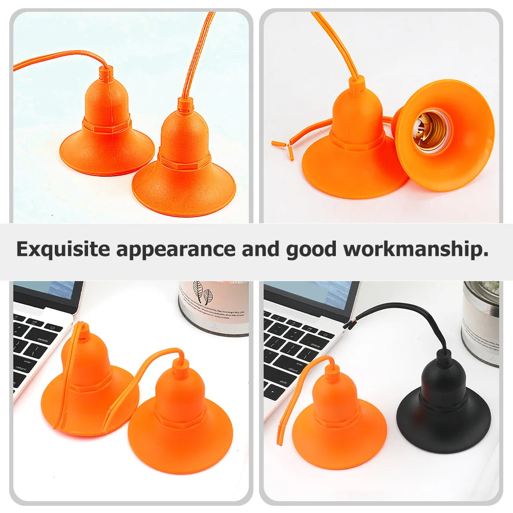 2 قطعة E27 مآخذ مصباح مقاوم للماء المقبس مكافحة الشيخوخة تركيب سريع حل الإضاءة الآمنة الاستخدام السكني التجاري