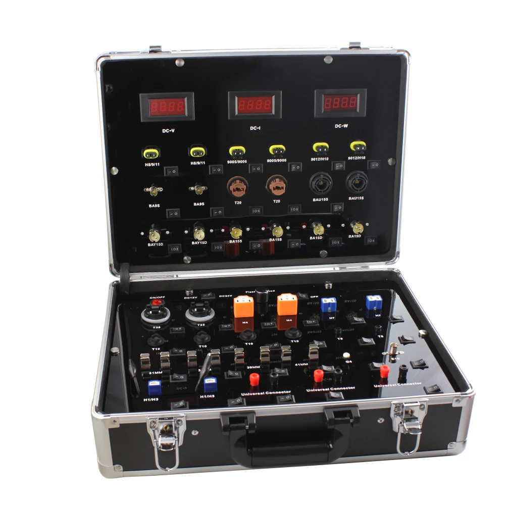 

Лидер продаж 2025, универсальный тестер напряжения и тока, светодиодная лампа для фар, тестер автозапчастей, тестовая коробка для мощности и силы