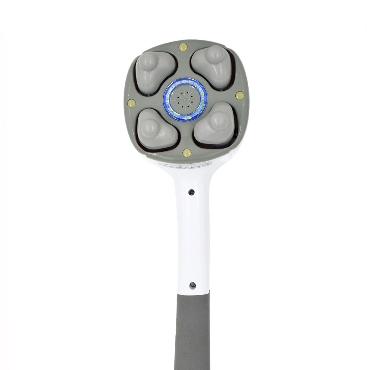 

4D Electric Neck Back Massager with Vibration & Roller Cervical Massage Stick Handheld Meridian Pain Relief Device