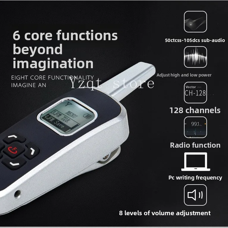 Mini Handheld Intercom Small Wireless Lavalier Intercom Hotel Restaurant Barber Shop Small Micro Intercom