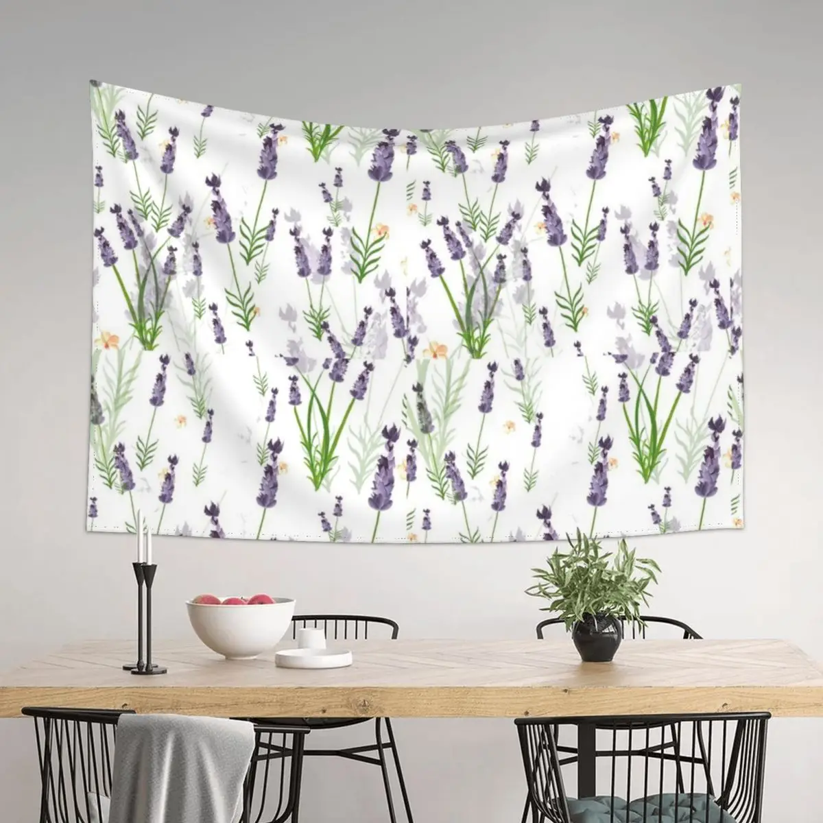 

Lavendar Garden Tapestry Korean Room Decor Decoration Wall Decoration Aesthetic Decorative Paintings Tapestry