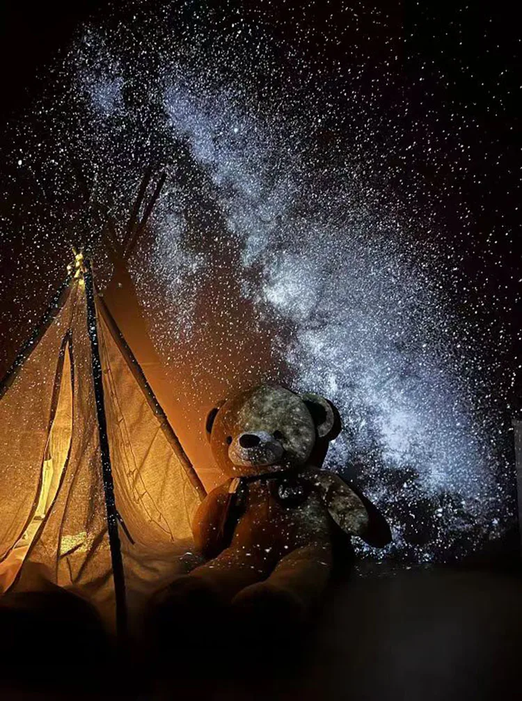 Starry Projector Light, Smart Night Light, Remote Control, Atmosphere Light, Child Bedroom Decoration, Living Room Party Decor