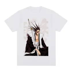 BLEACH Zaraki Kenpachi Vintage T-shirt Anime Graphic Punk Harajuku Clothing Cotton Men T shirt New Tee Tshirt Womens Tops