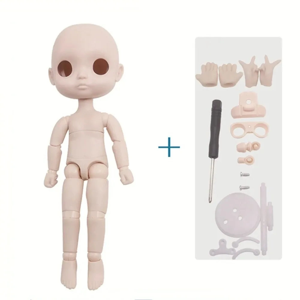 

Girls Gift Multi Joint Ob11 Doll Toy No Makeup Dress Up Ymy Body Doll White Skin Hand Set Doll Model Body Gsc Head