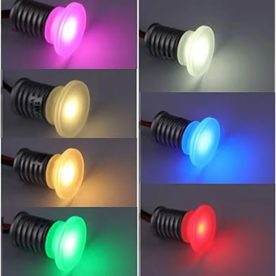 1 واط أضواء LED صغيرة DC12V راحة الاكريليك عكس الضوء LED النازل عرض لغرفة النوم KTV بار درج لتقوم بها بنفسك مصباح إضاءة السقف #3