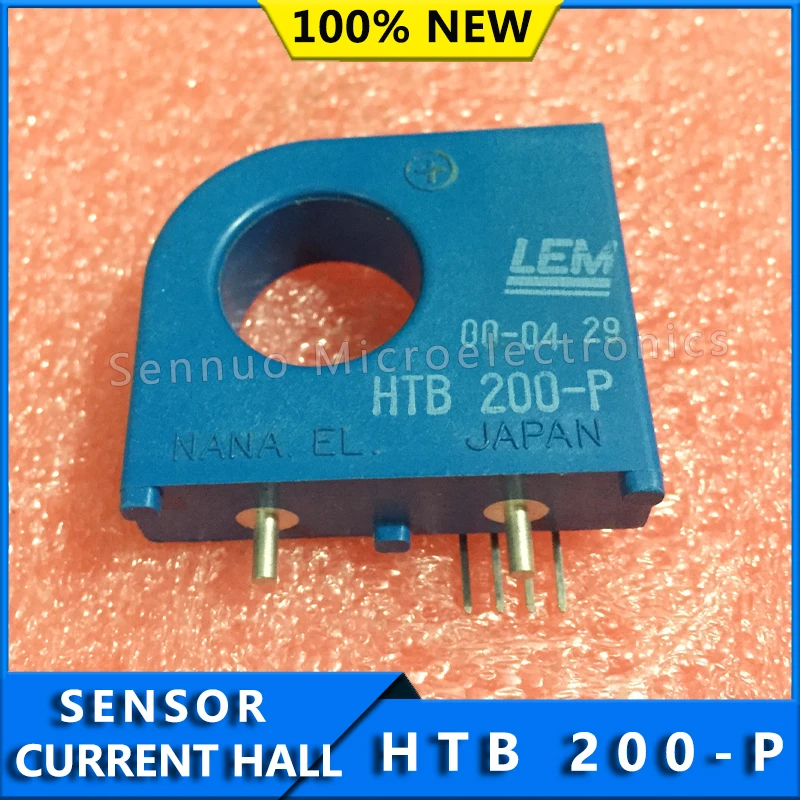 1Pcs New HTB200-P SENSOR CURRENT HALL 200A AC/DC 1 Channel Hall Effect, Open Loop Bidirectional Module, Single Pass Through